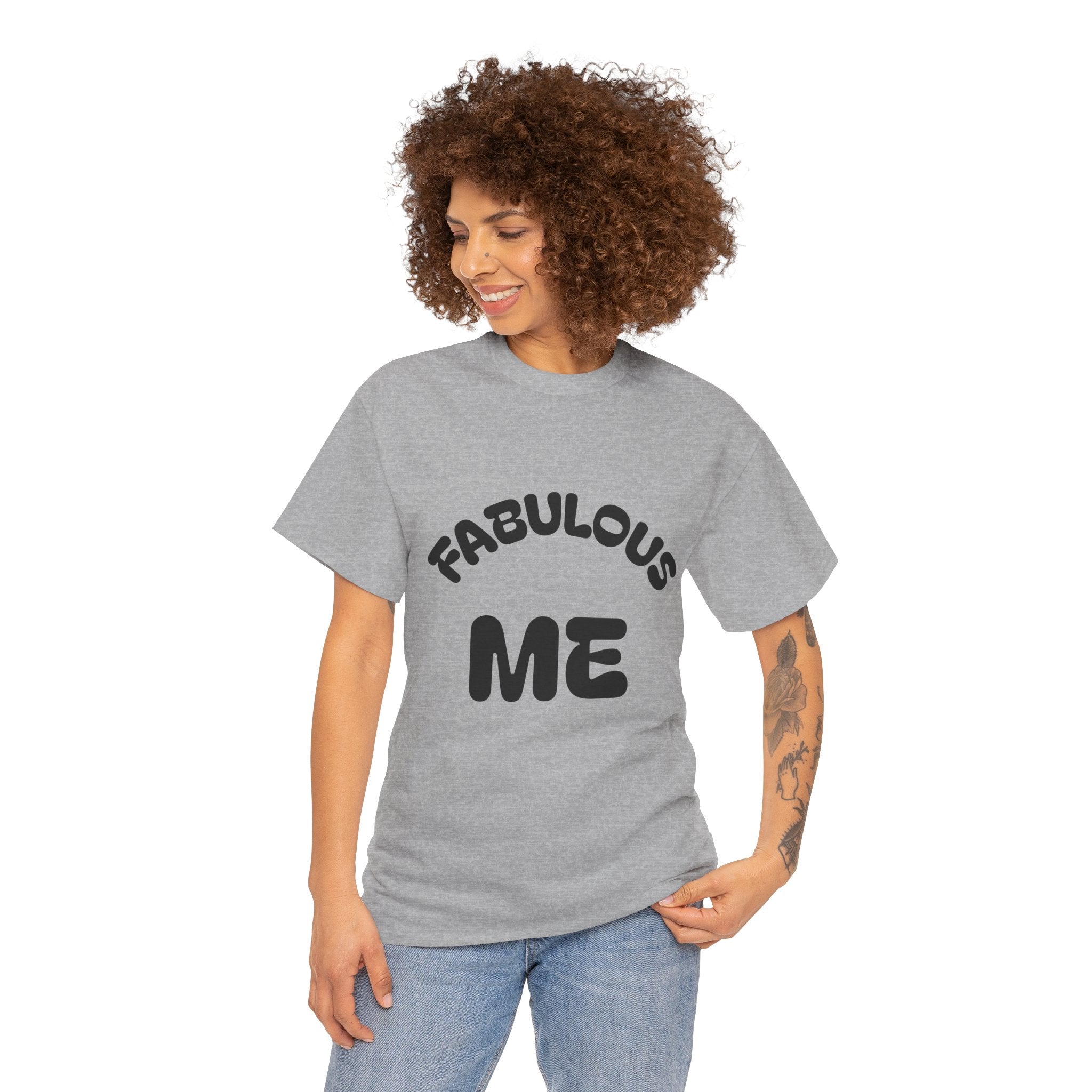 Fabulous Me Unisex Heavy Cotton Tee - Casual Wear, Gifts, Birthday, Self-Love, Everyday Style
